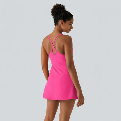 🔥Last day promotion🔥Plush Backless Active Dress-Easy Peezy Edition
