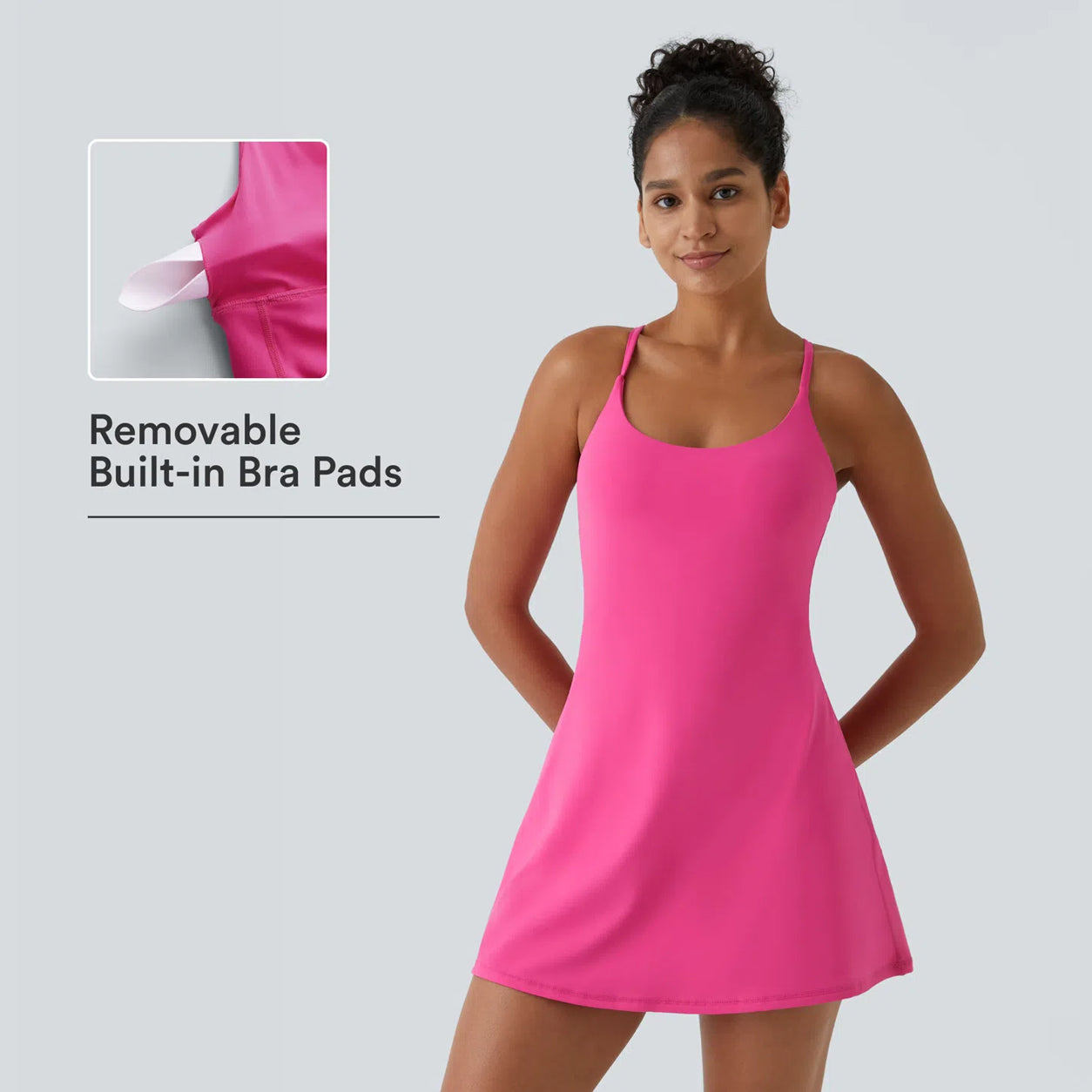 🔥Last day promotion🔥Plush Backless Active Dress-Easy Peezy Edition