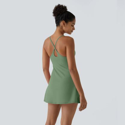 🔥Last day promotion🔥Plush Backless Active Dress-Easy Peezy Edition