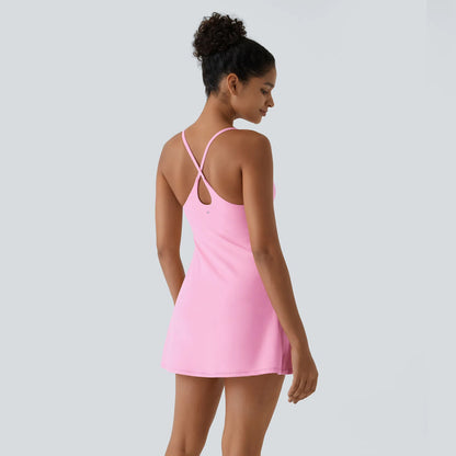 🔥Last day promotion🔥Plush Backless Active Dress-Easy Peezy Edition